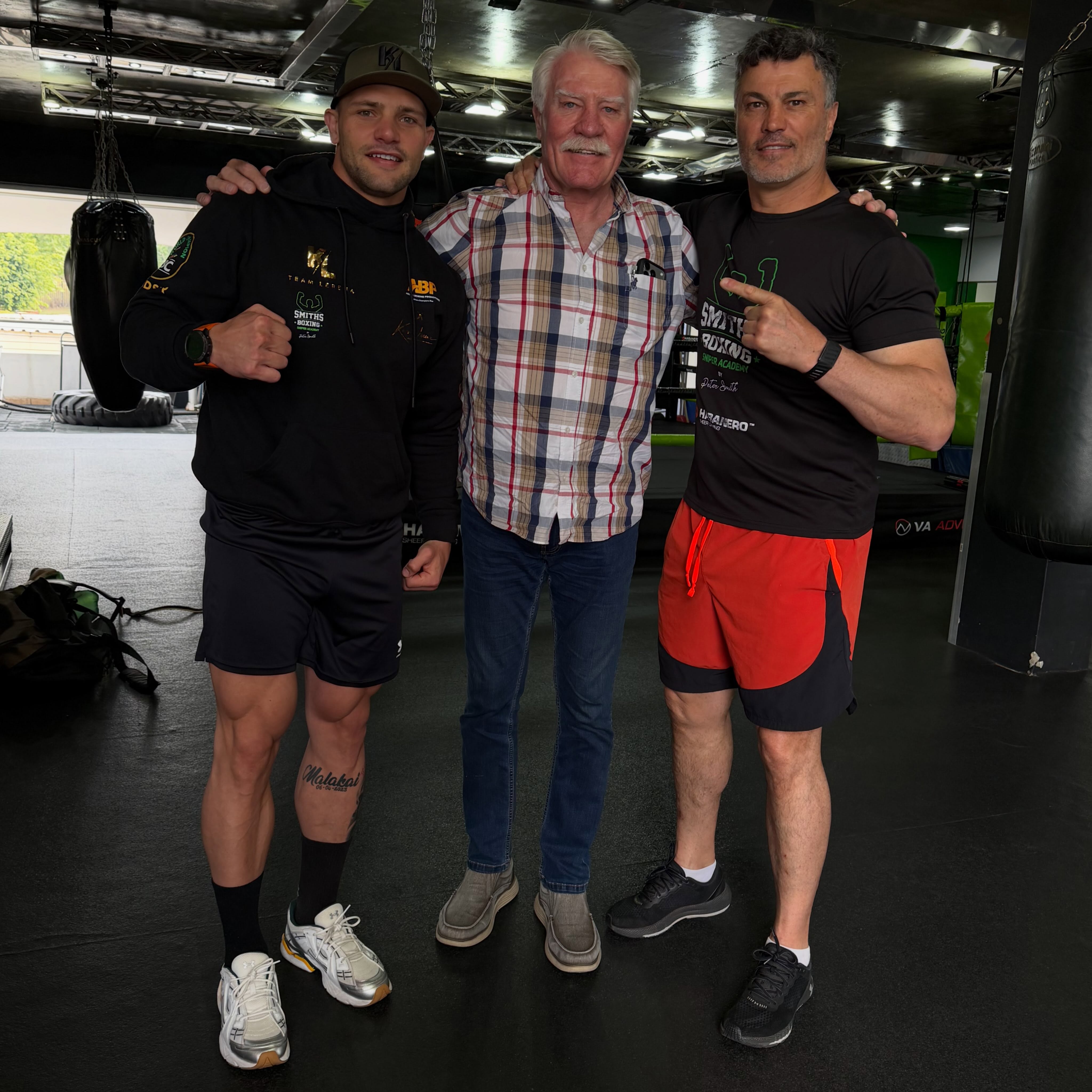 Awesome having South African heavyweight legend Pierre Coetzer in the house watc